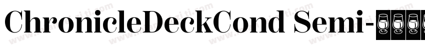 ChronicleDeckCond Semi字体转换